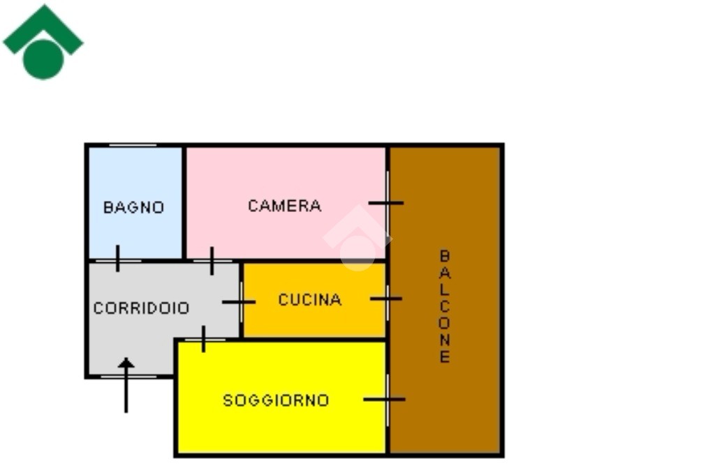 2 locali viale campari, Pavia - Appartamenti in affitto rif. 40290159 | Agenzia Tecnocasa di pavia